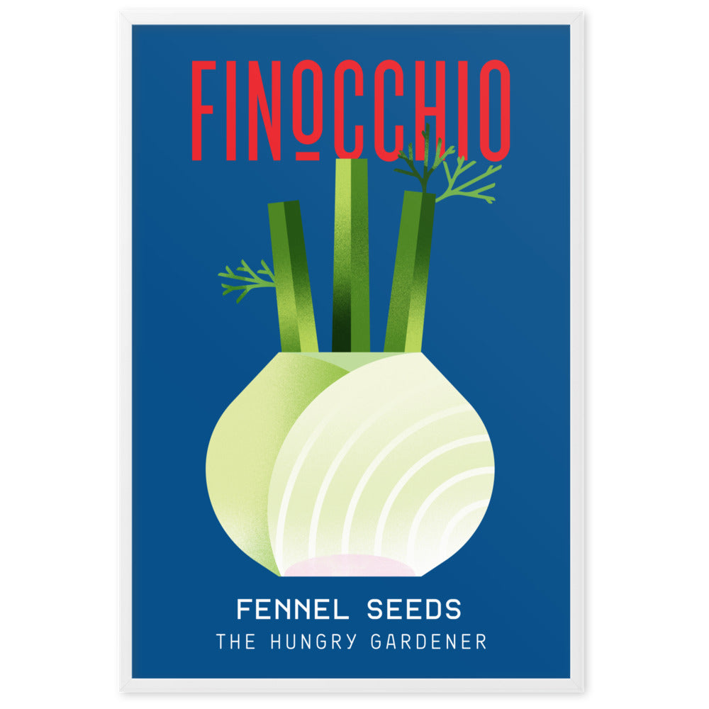 Framed Fennel Poster-The Hungry Gardener