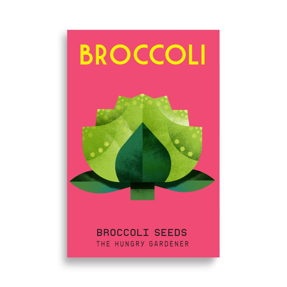 Broccoli Poster-The Hungry Gardener